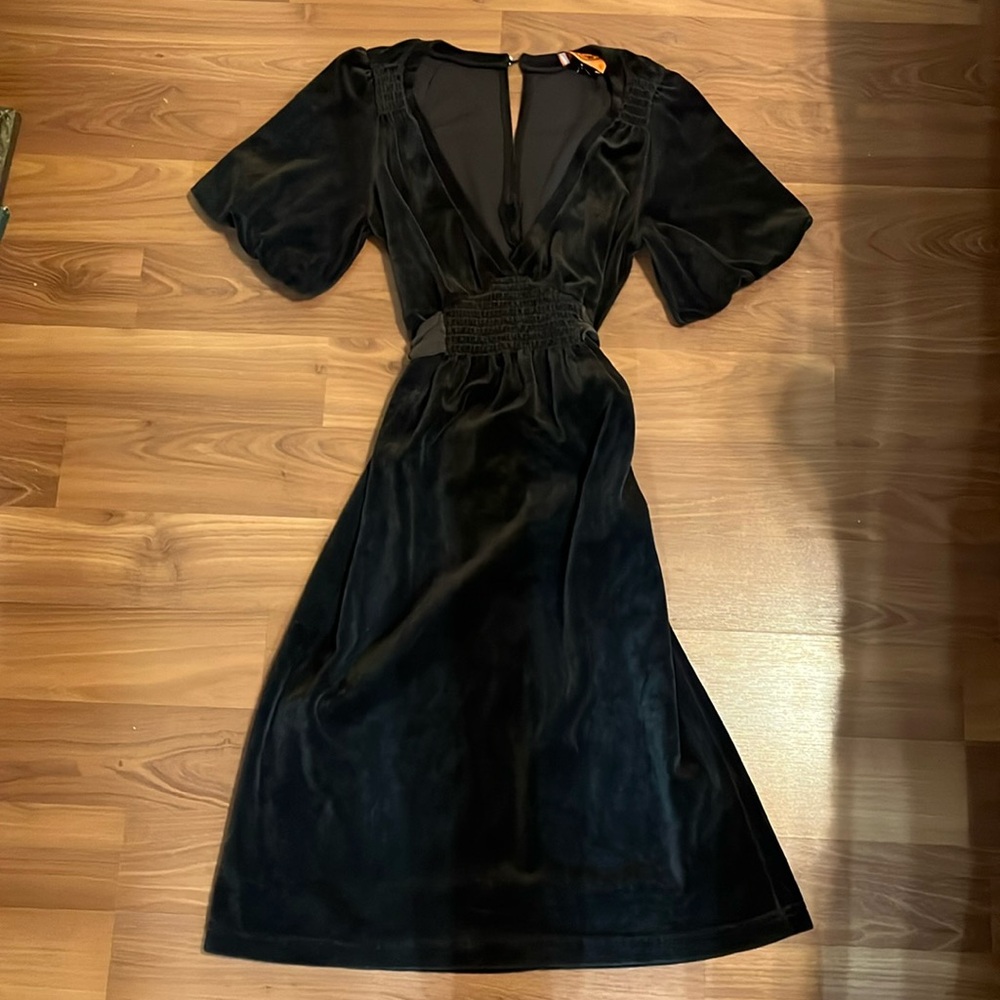 Vintage Y2K Juicy Couture chocolate brown velvet dress